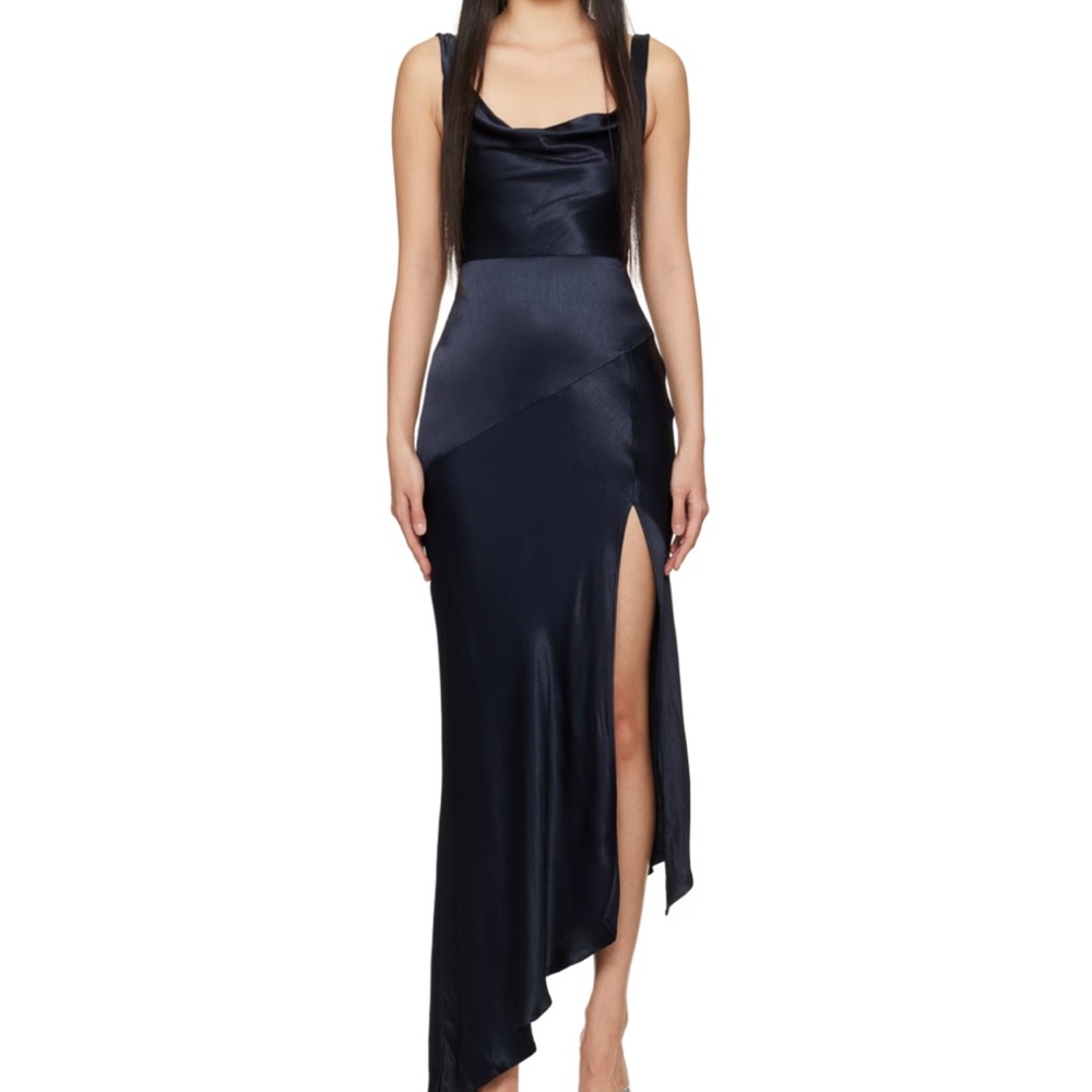 BEC+BRIDGE moon dance cowl neck dress